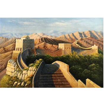 刘欣 《江山永固》布面油画