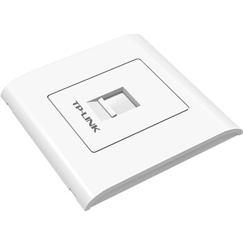 TP-LINK TL-EF601 单口网络信息面板 86型工程级电脑光纤宽带网线插座（集成六类非屏蔽免打信息模块）