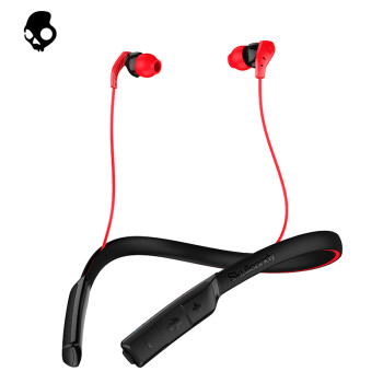 Skullcandy 骷髅头 METHOD WIRELESS 颈戴式运动蓝牙手机耳机 红色