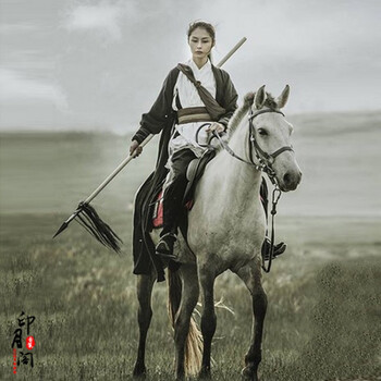 定制蒂卡黛影视装武侠女古装女侠骑马古装沙漠