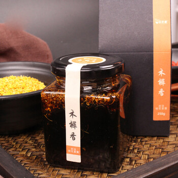 桂花蜂蜜露沙拉果酱 手工熬制无添加植物饮品面包果酱 木樨香 250gx2