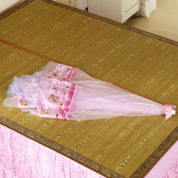 
                                        千彩轩家纺 蒙古包宝宝蚊帐可折叠安全易携带充气式婴儿童 童心加裙边-粉色 110*80cm                