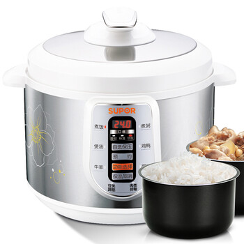 Supor/苏泊尔 CYSB50YC810A 电压力锅双胆5L 24小时智能预约
