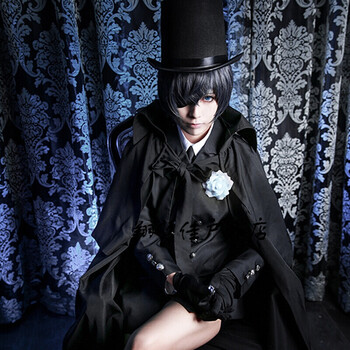 夏尔cos服 黑执事送葬服 男礼服日常万用西服 cosplay动漫服装男装