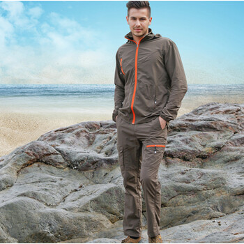 minimum 登山服装男套装夏季户外运动薄长袖徒步快干防晒衣钓鱼速干衣