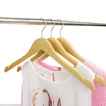 
                                                            三特 衣架衣撑实木衣架子衣服架挂衣架家用防滑无痕衣柜木质木头成人衣挂 复古色男款【扁钩带防滑齿】10支                