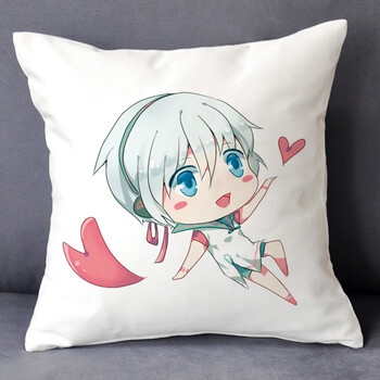 虚拟歌姬言和插画海报周边抱枕cos来图定做睡觉靠垫子aucj 16 60x60cm