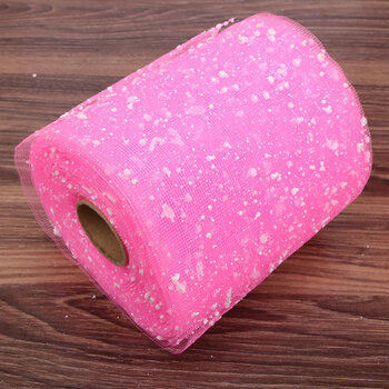 雪点纱网喷点纸雪花网花店包花用品鲜花包装纸材料雪点纱婚庆用品 深