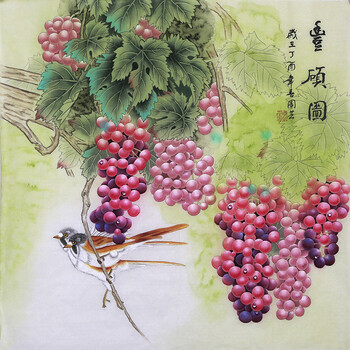 著名工笔画家 周芸《丰硕图》