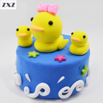 圣诞节彩泥粘土儿童手工制作材料包套装儿童手工diy制作玩具 鸭子