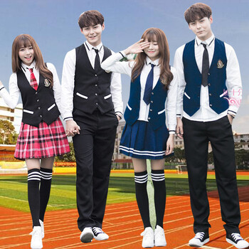 校服套装学院风韩国初中高中学生秋季班服情侣搭配款情侣装中国jk 男