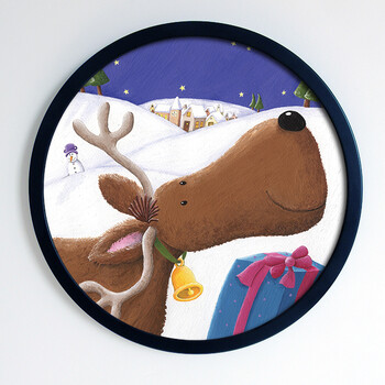 宝贝梦想圆形组合装饰画儿童房幼儿园培训学校艺术壁画墙画挂画 姜