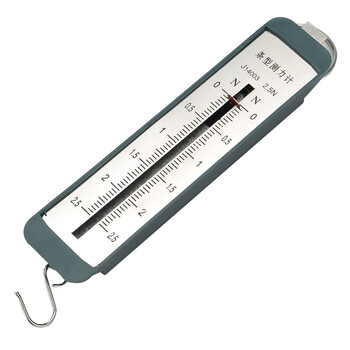 5n弹簧秤拉力计透明圆筒测力计 2.5n条形测力计