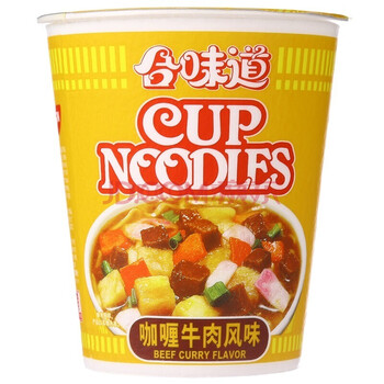 日清 合味道咖喱牛肉风味87g杯装