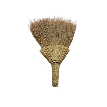 天然稻谷高粱清洁扫把 家庭手握清洁扫把 环保灰尘扫把 手工扫把 原色