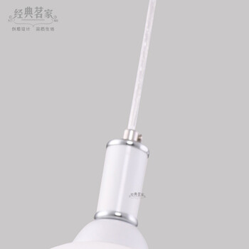 现代简约led餐厅吊灯三头水晶餐桌灯吧台灯饭厅过道餐吊灯饰8867 灯具+黄光led灯泡