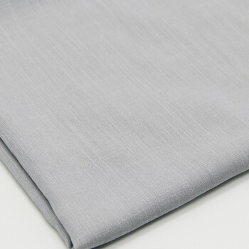 亚麻布料服装面料纯色麻布薄透气苎麻夏季连衣裙裤子棉麻布料 g 浅