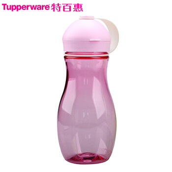 特百惠活力冷饮壶防漏便携塑料随身水壶冷水杯子500ml 新粉色
