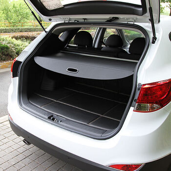 汽车遮物帘尾箱隔板后备箱隔板专车专用改装配件 黑色款 标志3008