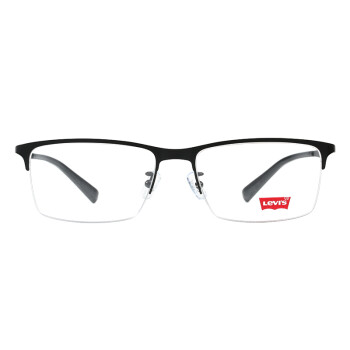 京东PLUS会员：Levi's 李维斯 金属合金半框男士近视眼镜商务镜架 LS05252-C01