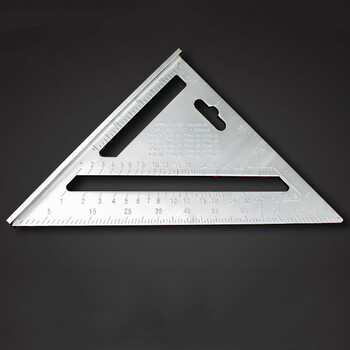 【京东好店】【闪电发货】三角尺 铝合金45度角尺三角尺 木工多功能