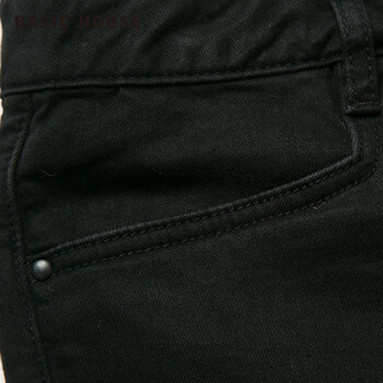 Basic House/百家好流行新款热裤衣纯色韩版牛仔裤HODP721E 黑色/BK 160/64A/M