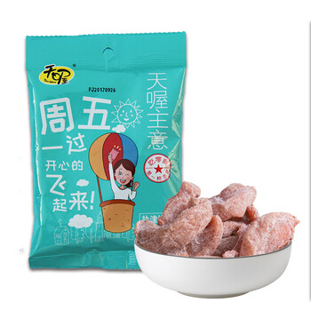 天喔天喔主意 周五 盐津桃肉50克/袋
