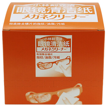 小林制药（KOBAYASHI）眼镜清洁纸12片*6盒清洁纸一次性眼镜布相机镜头清洁湿巾热门商品