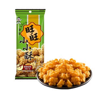 旺旺小小酥 旺旺小小酥休闲膨化零食葱香鸡肉味60g 行情报价价格评测 京东