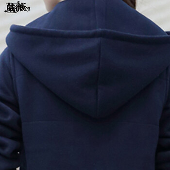 葳薇2016春季新款字母套头卫衣女大码学生时尚休闲运动服两件套8606       红色 L
