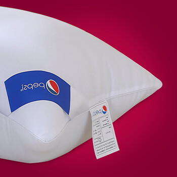 百事家纺（Pepsi）床上用品 枕头枕芯 酒店款羽丝绒枕 舒适枕 48*74cm