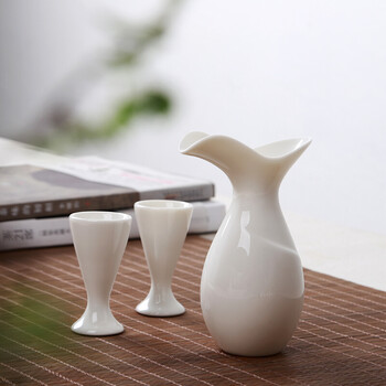 酒壶陶瓷德化 酒具酒杯 分酒器 古代创意中式分酒壶家用 酒店酒具