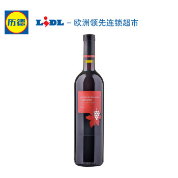 Lidl历德 意大利阿布鲁佐DOP干红葡萄酒750ml 欧洲原瓶进口 *7件 +凑单品