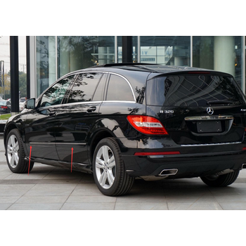 奔驰251新款r系r300r320r350r400 门槛下饰条车身防撞条车门饰板 右