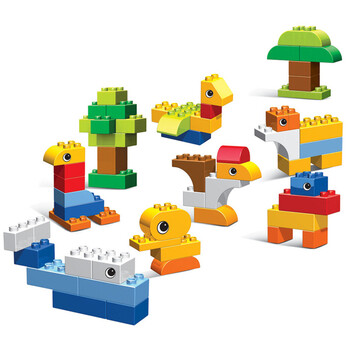 协晨 乐园积木智力拼插积木玩具婴幼儿益智儿童礼物可爱动物生日礼物