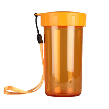 特百惠Tupperware雅致儿童水杯学生杯子310ml 木瓜橙2件套