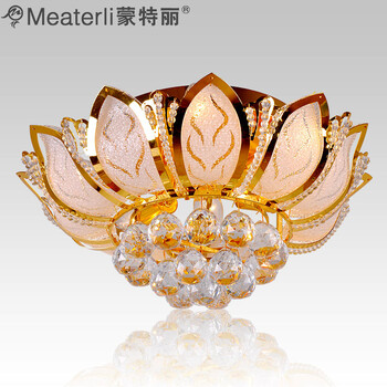 蒙特丽 组合套餐TC008(高贵典雅) 金色水晶吸顶灯吊灯客厅灯餐厅灯卧室灯(B) TC008