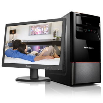 联想（Lenovo） 家悦H430 台式电脑 （G1620 4G 500G 1G独显 千兆网卡 DVD Win8）20英寸