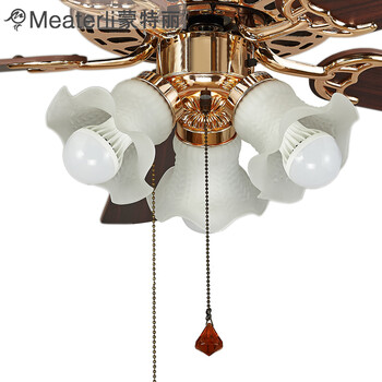 蒙特丽 电风扇灯吊灯52ZSM-309 餐厅灯客厅灯卧室灯具(B) 52ZSM-309