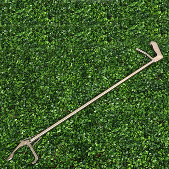 不锈钢折叠黄鳝夹抓泥鳅养蛇防蛇工具直管钳夹子勾自锁钩器1.5米 0.