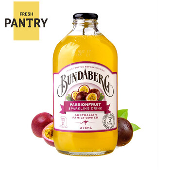 宾得宝苏打水汽水碳酸饮料 多种口味可选单瓶气泡水 百香果375ml