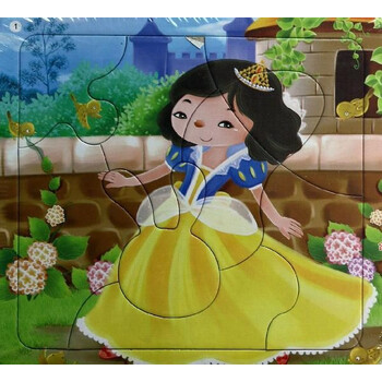 邦臣小红花·我的第一套经典童话拼图:白雪公主(套装1-4册) [2-6岁]