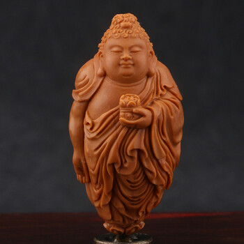 【如来】橄榄核雕 苏州程非作品2.15cm