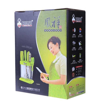 
                                        巧媳妇（SMARTWIFE） 8件不锈钢厨房套刀组合 水果厨师切菜刀T-818-8 巧媳妇T818-8                