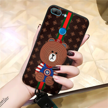 华为荣耀9青春版手机壳硅胶套卡通保护壳日韩小熊潮男女款个性新 荣耀