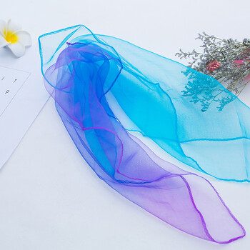 透明舞蹈丝巾纱巾秧歌手帕跳舞手绢方巾手纱肚皮舞防风沙面纱 60*60cm