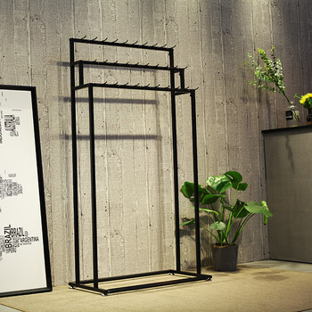 皮带架子落地展示架多功能陈列架服装店多层挂皮带架子铁艺腰带架 100