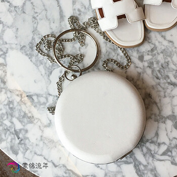 素锦流年2017夏季新款链条包韩版简约圆环女迷你包时尚硬币包单肩斜