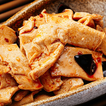 私房菜【香辣豆干】卤汁千页豆腐干麻辣素零食即食卤味300g 香辣(下单