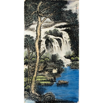 广西美协会员 梁永亮《富水长流》